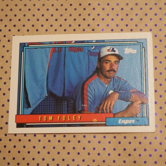 Tom Foley #666 Baseball Card - Picture 1 of 2